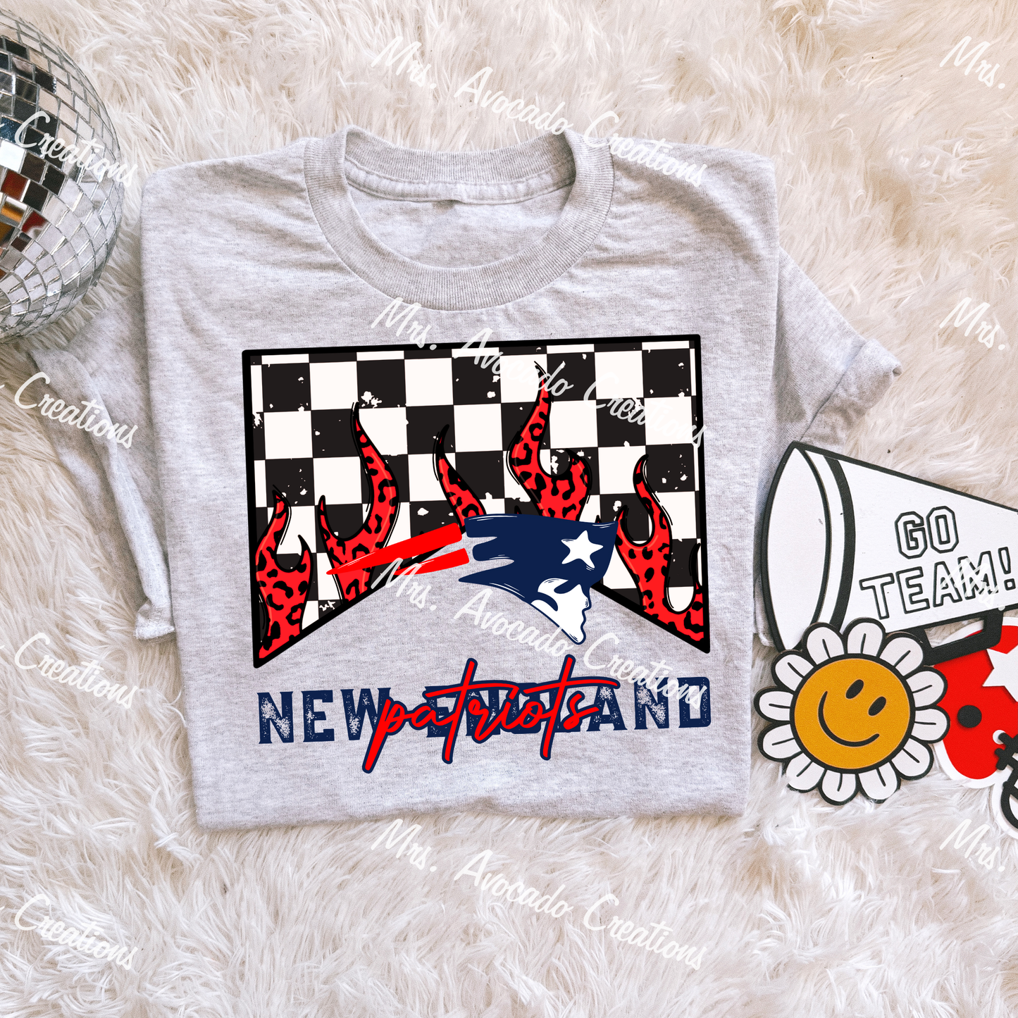 Checkered Flame Patriots