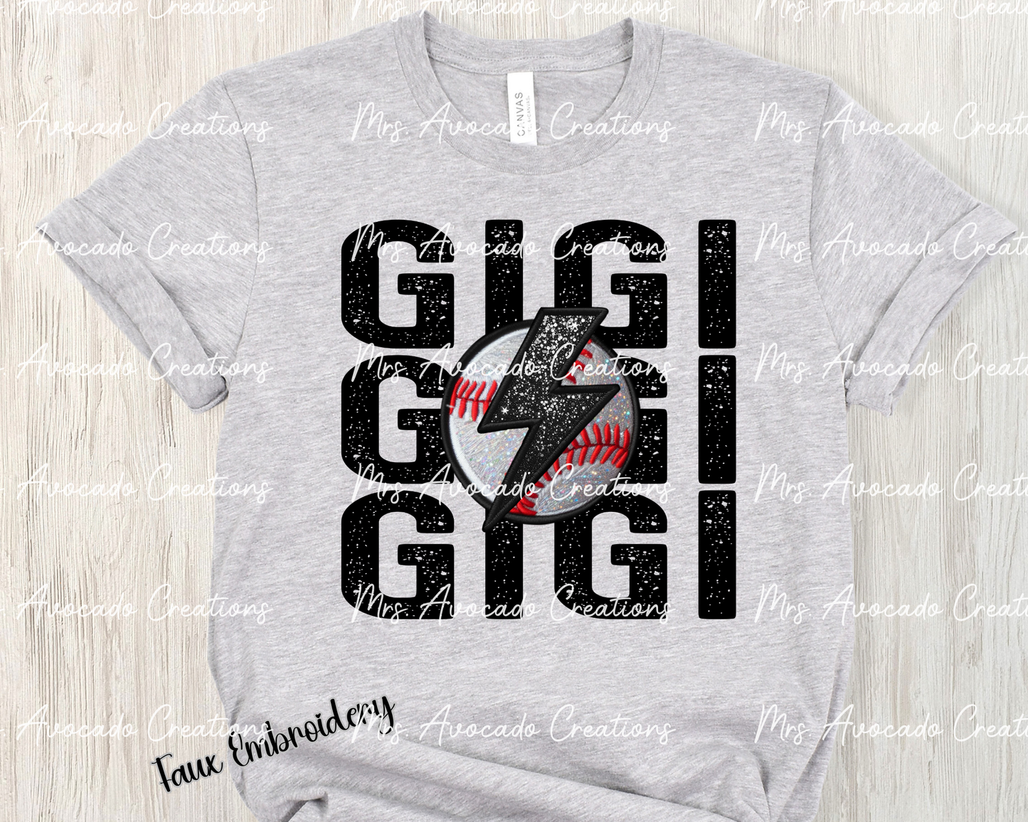 Baseball Gigi Stacked