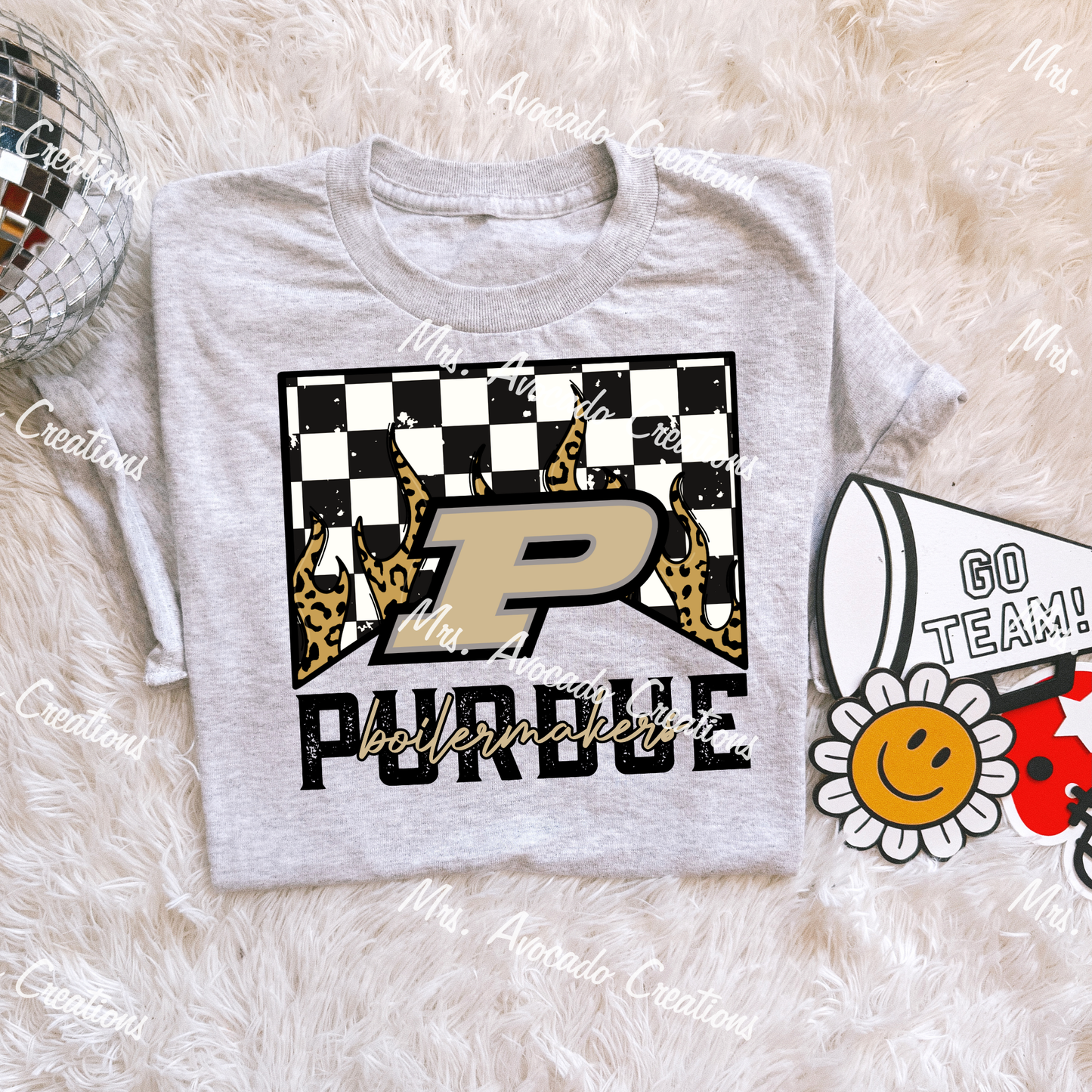 Checkered Flame Purdue