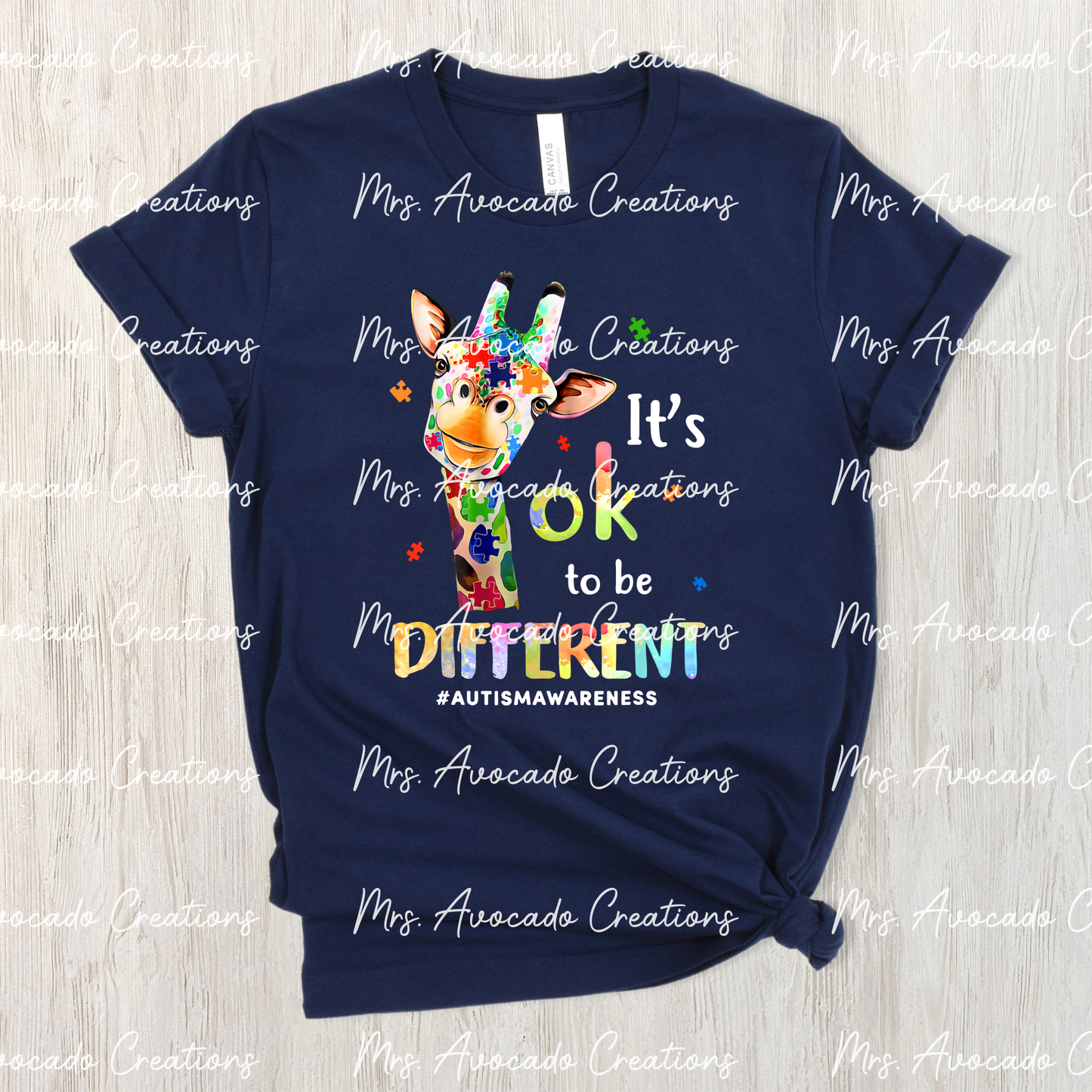 It's ok to be different giraffe