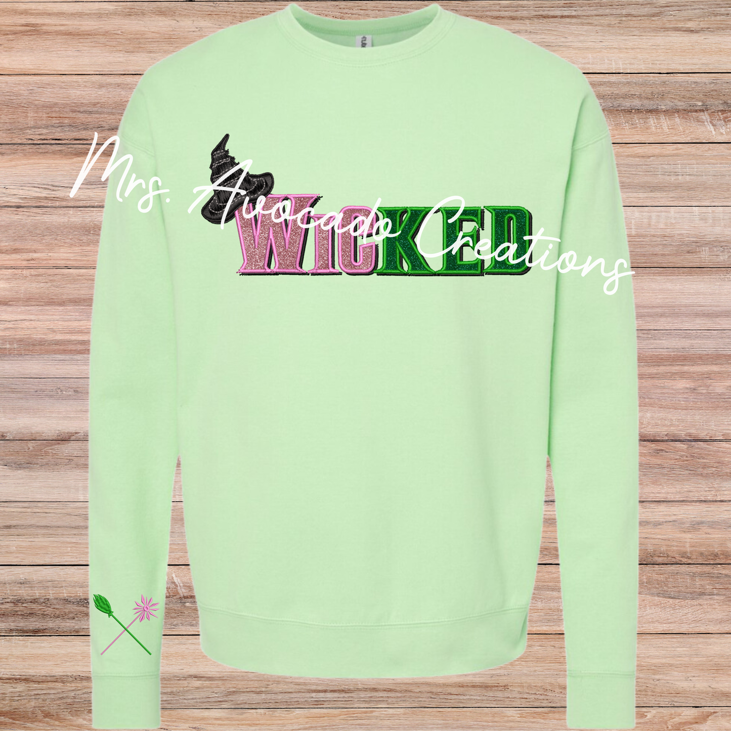 W*cked Faux Embroidery