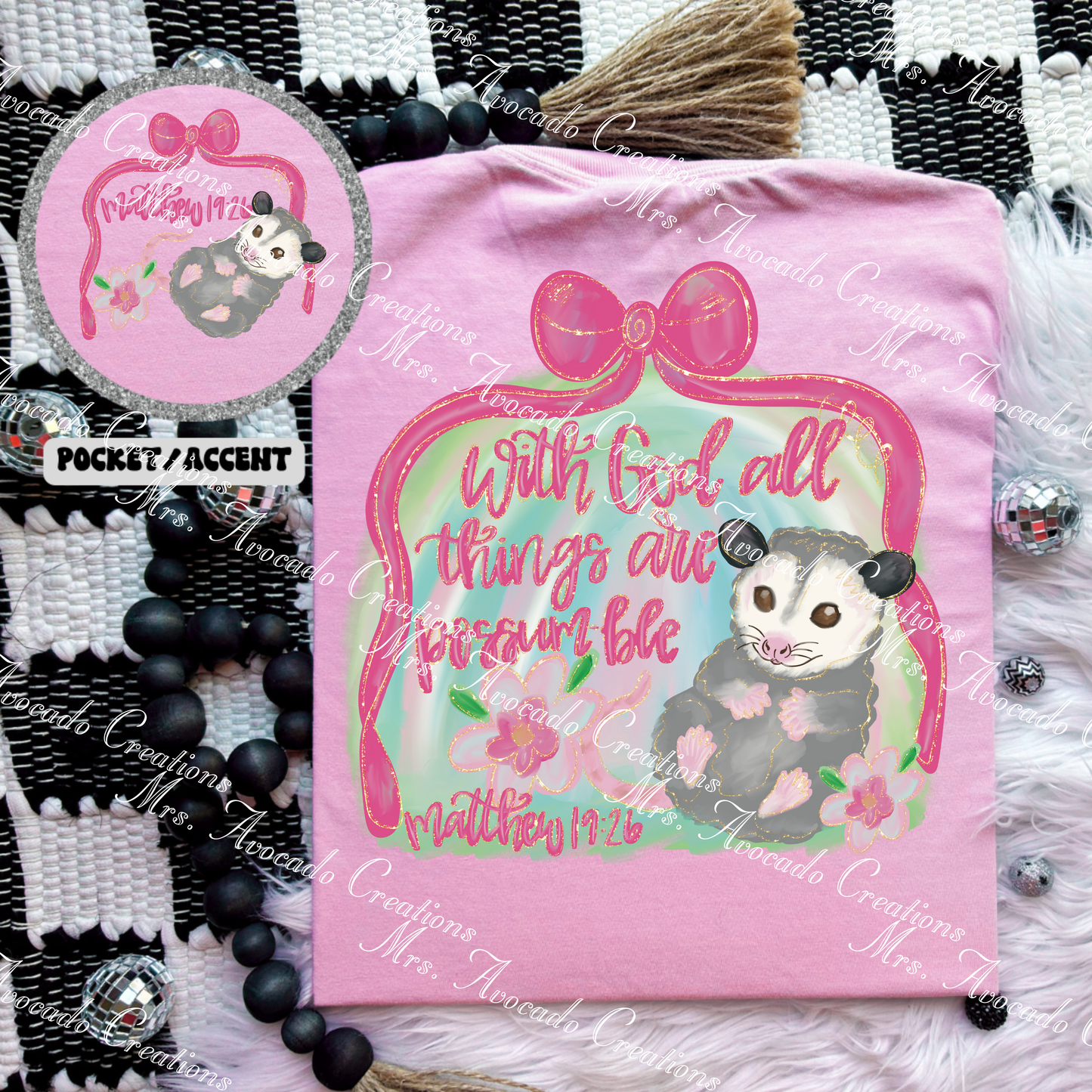 With God all things are possumble (front/back)