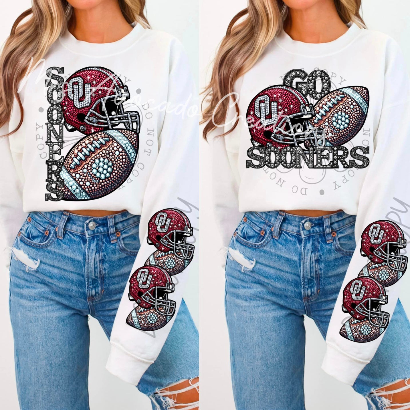 Faux Rhinestone Oklahoma