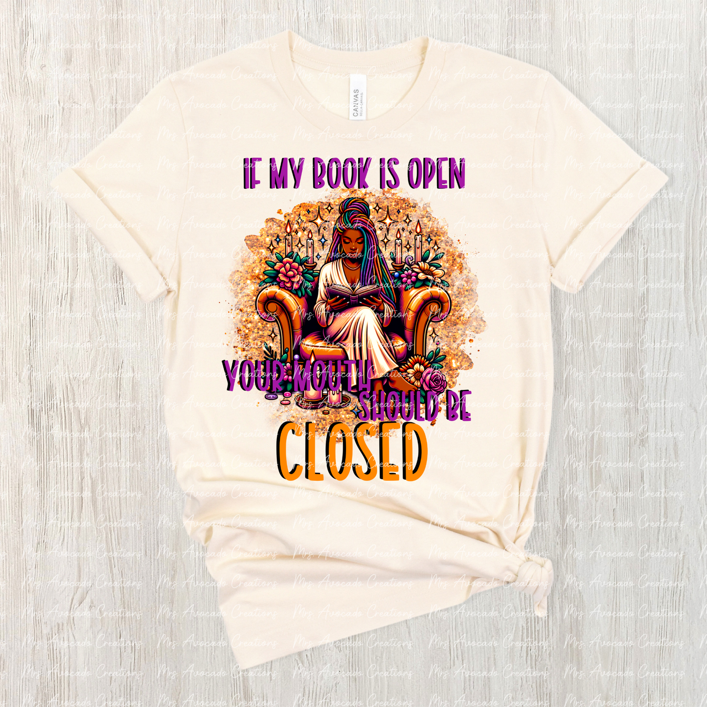 If my book is open, your mouth should be closed 2