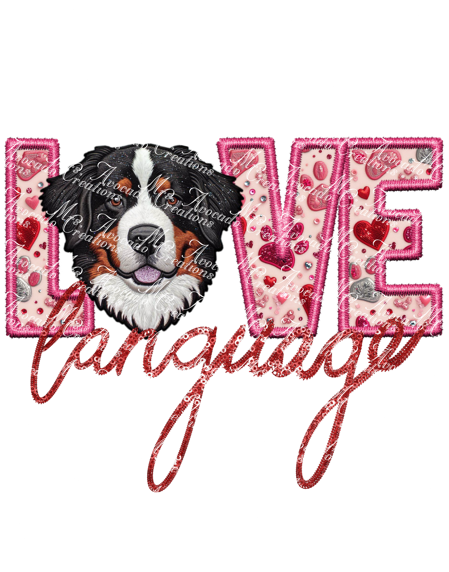 Love Language Bernese Mountain