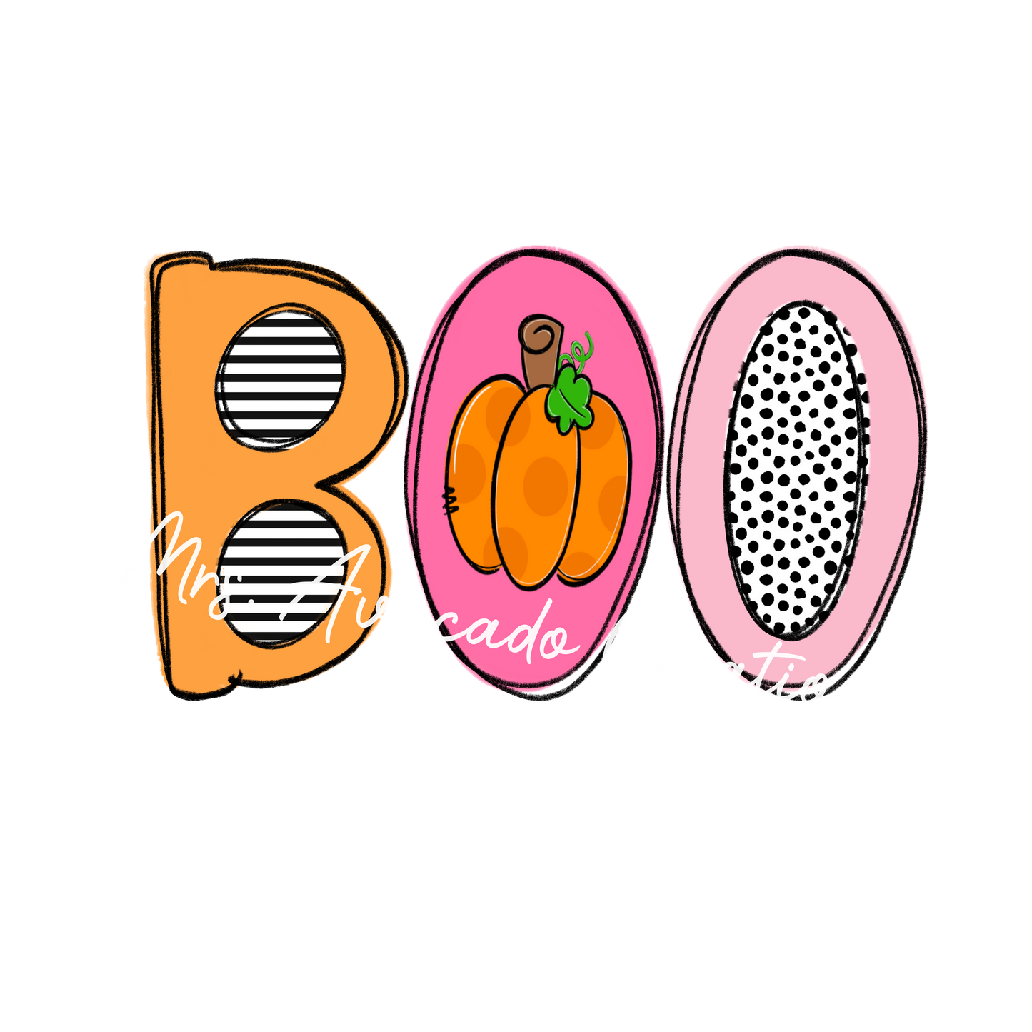 Boo stripes and dots