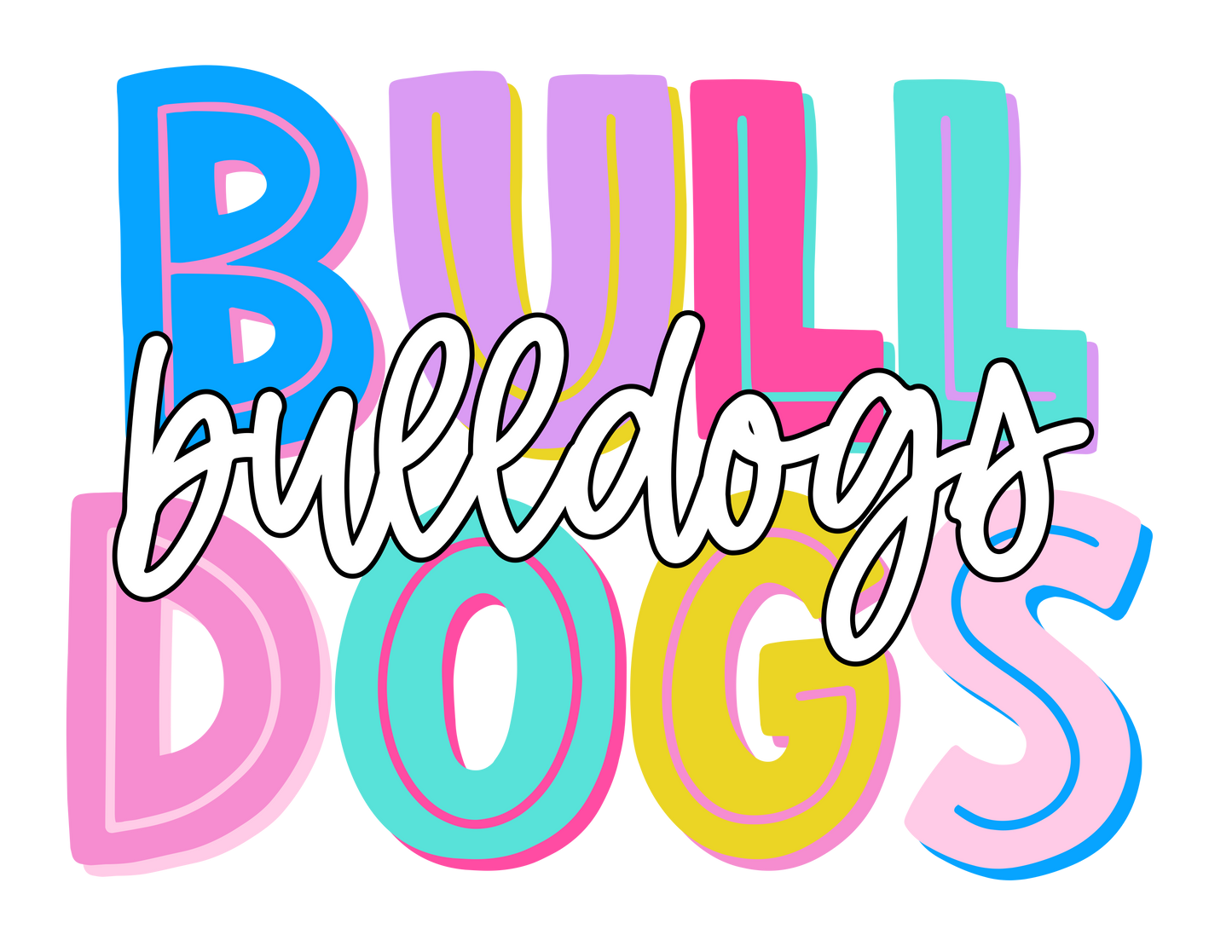 Bulldogs colorful