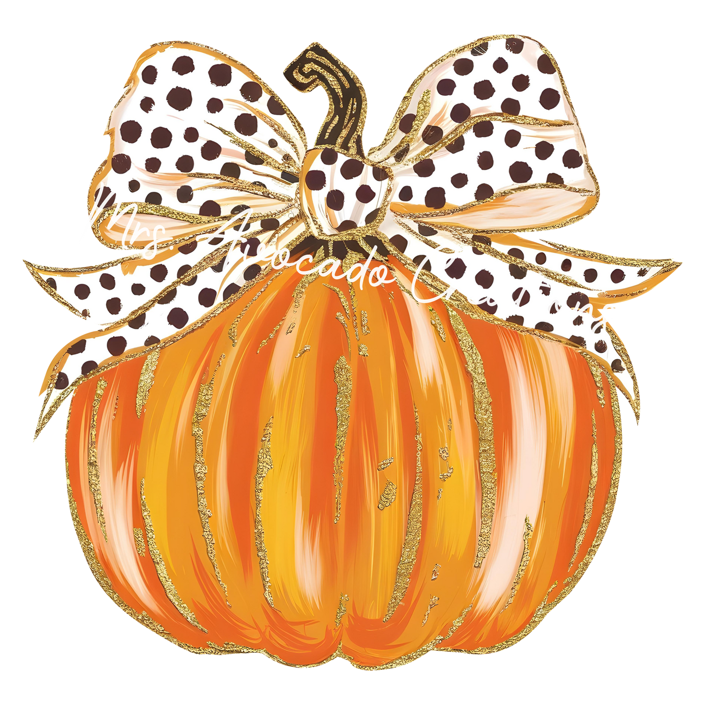 Coquette shades of orange pumpkin