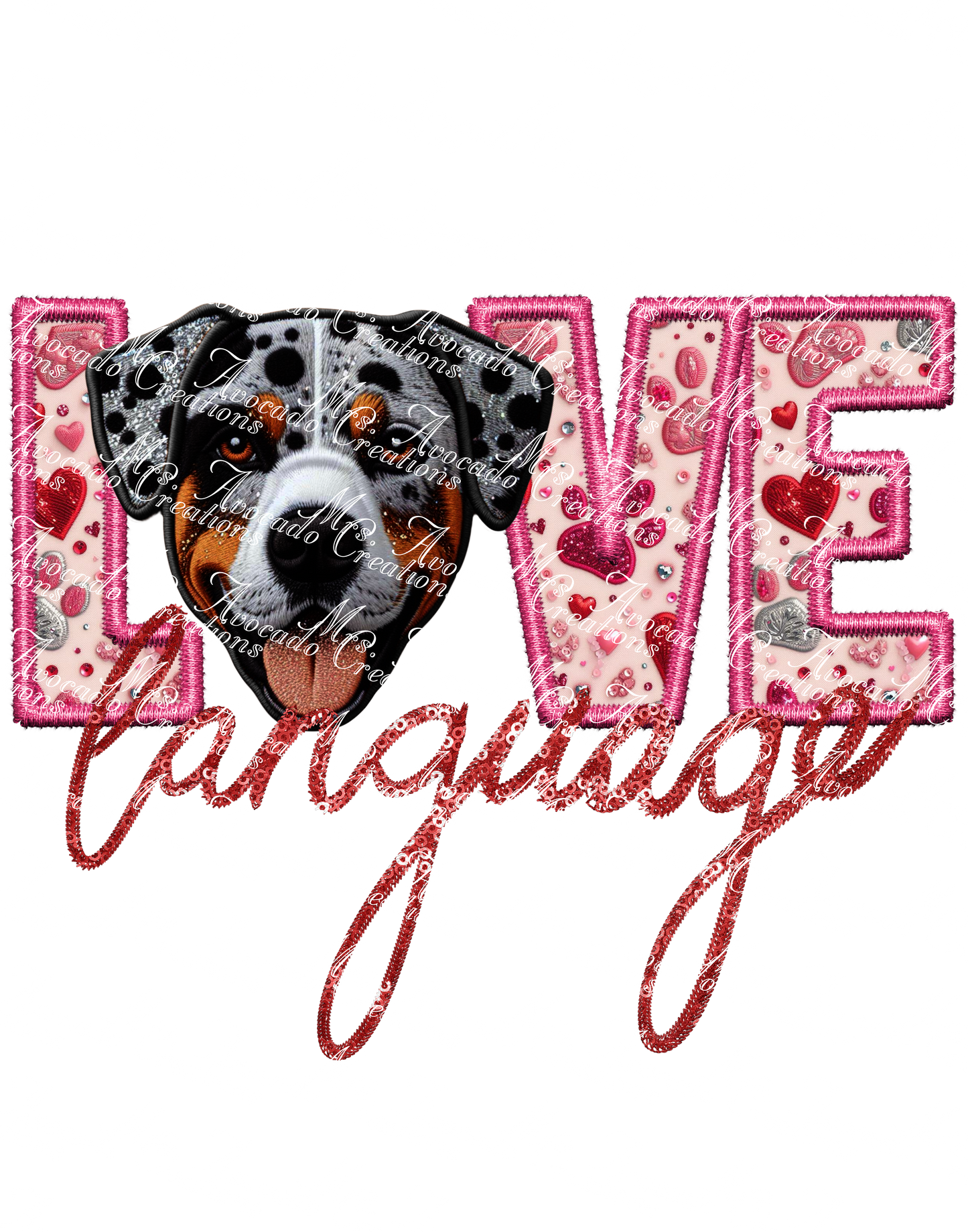 Love Language Catahoula Leopard