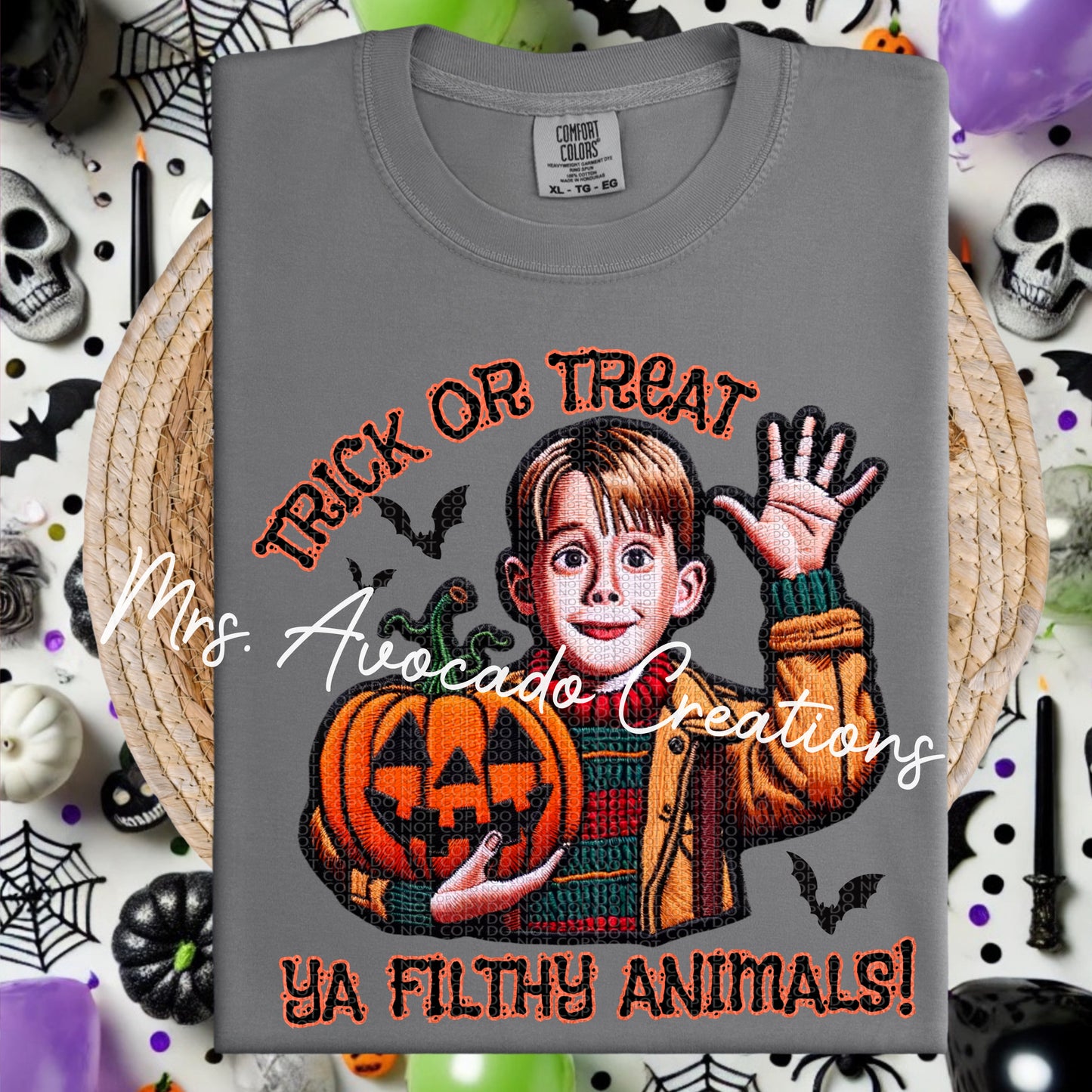 Trick or treat ya filthy animals