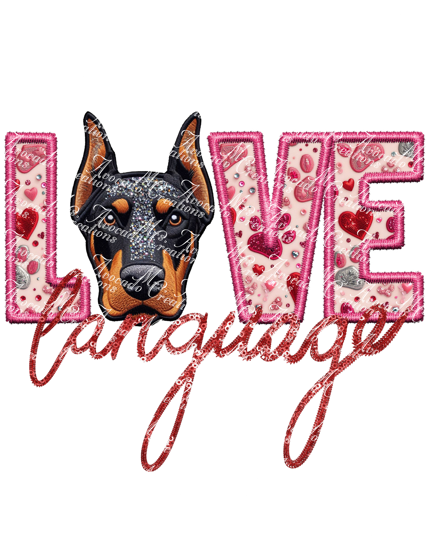 Love Language Doberman