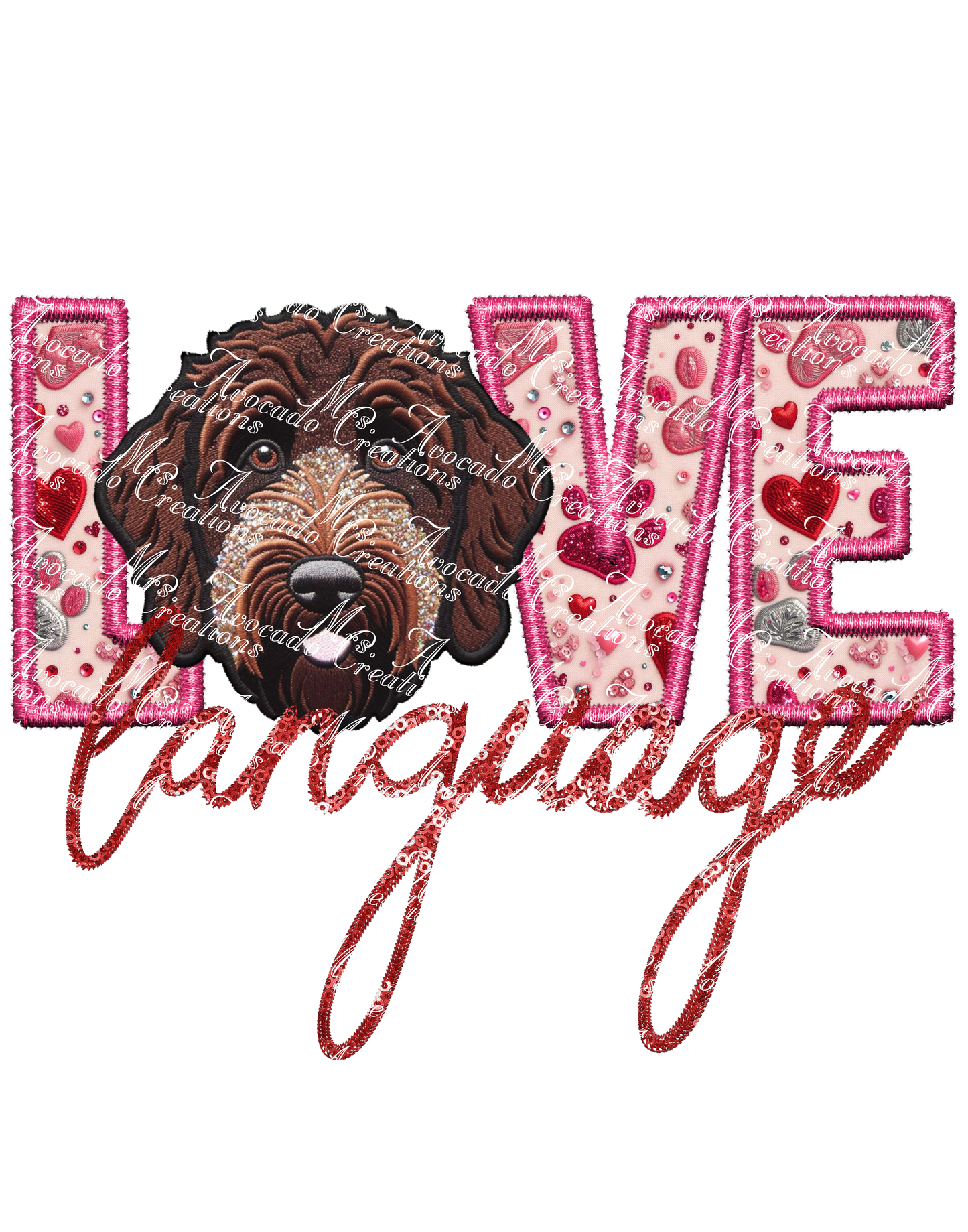 Love Language Doodle (Brown)