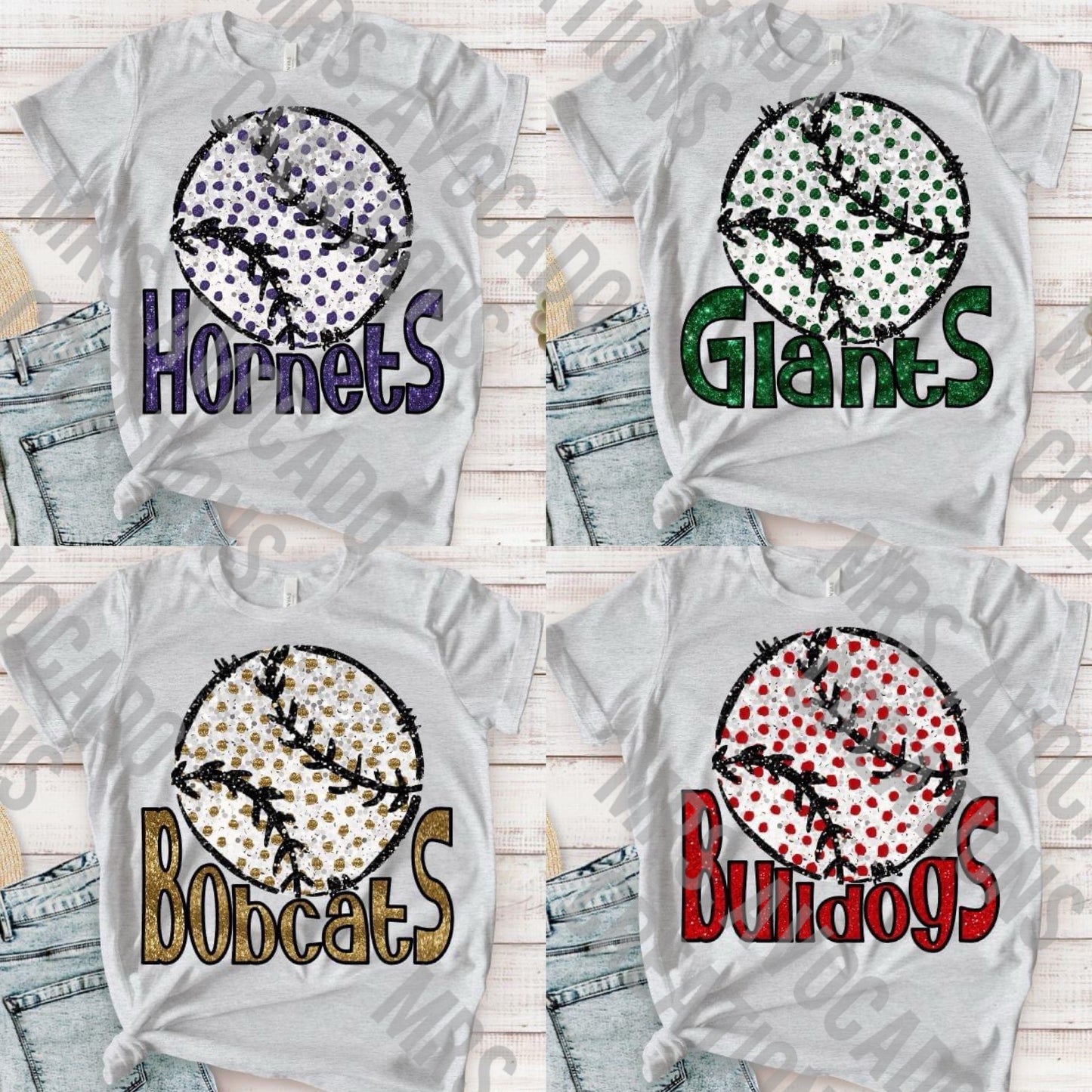 Baseball dot custom