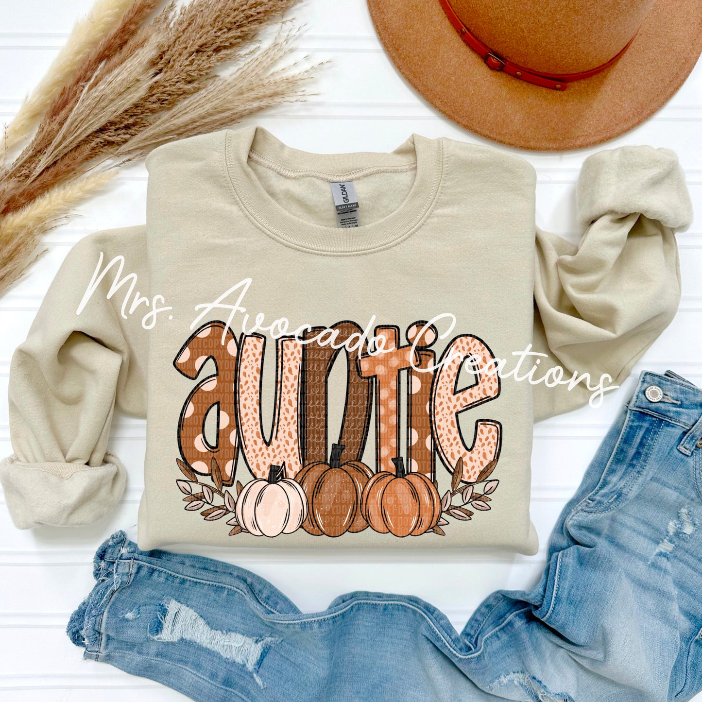 Fall pumpkins auntie