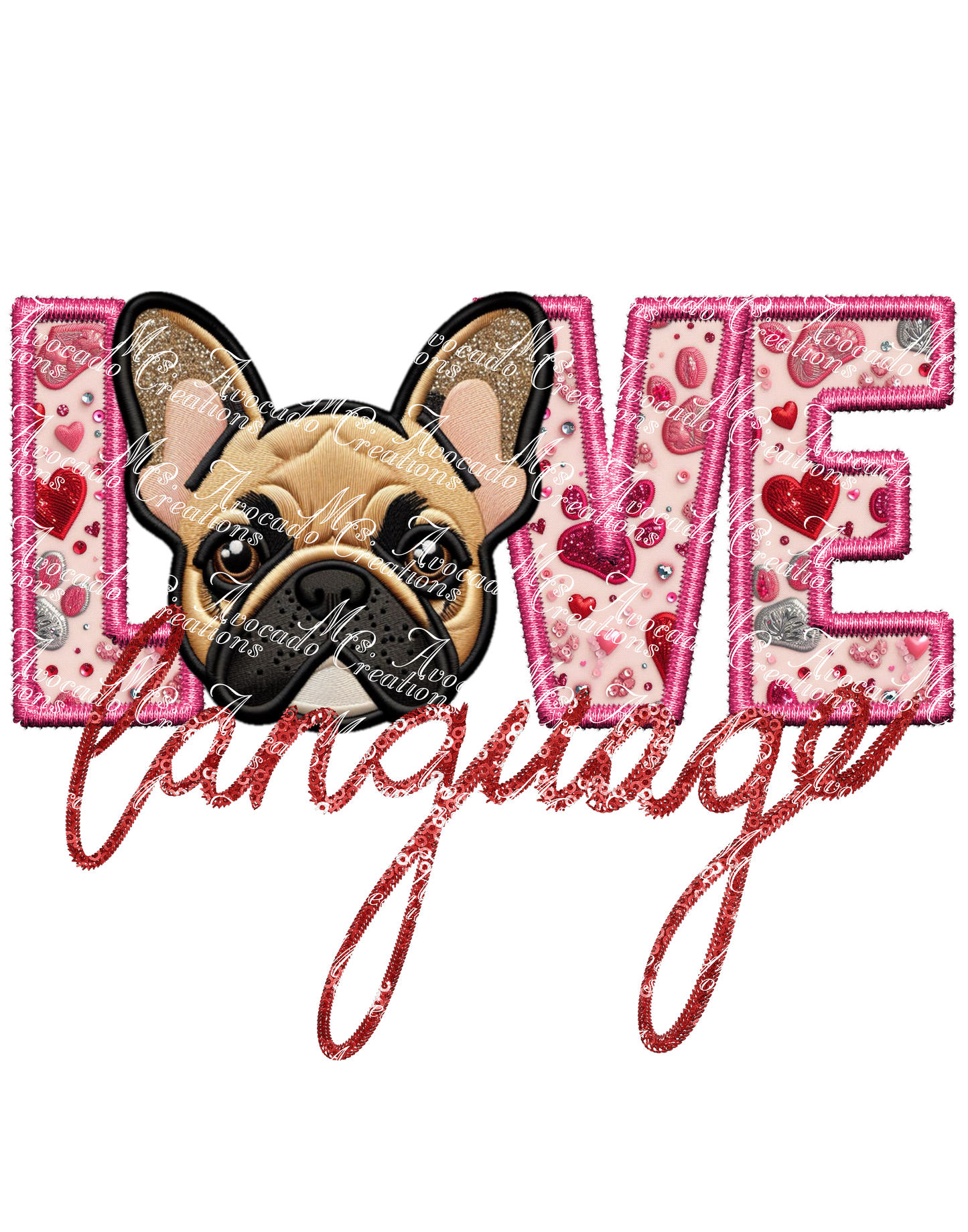 Love Language Frenchie (fawn)