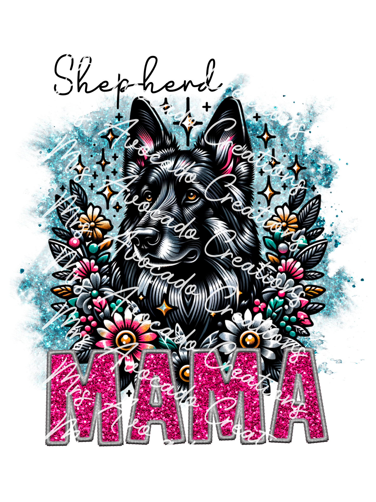 German Shepherd (black/silver)