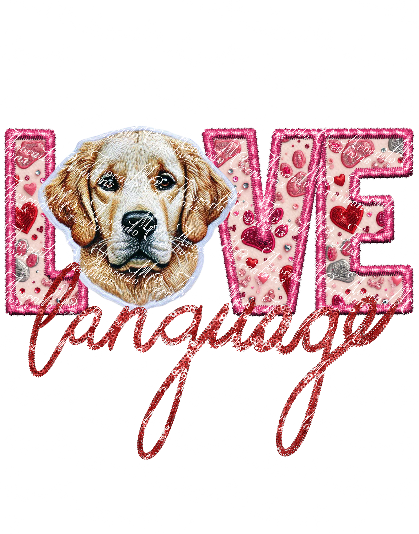 Love Language Golden Retriever