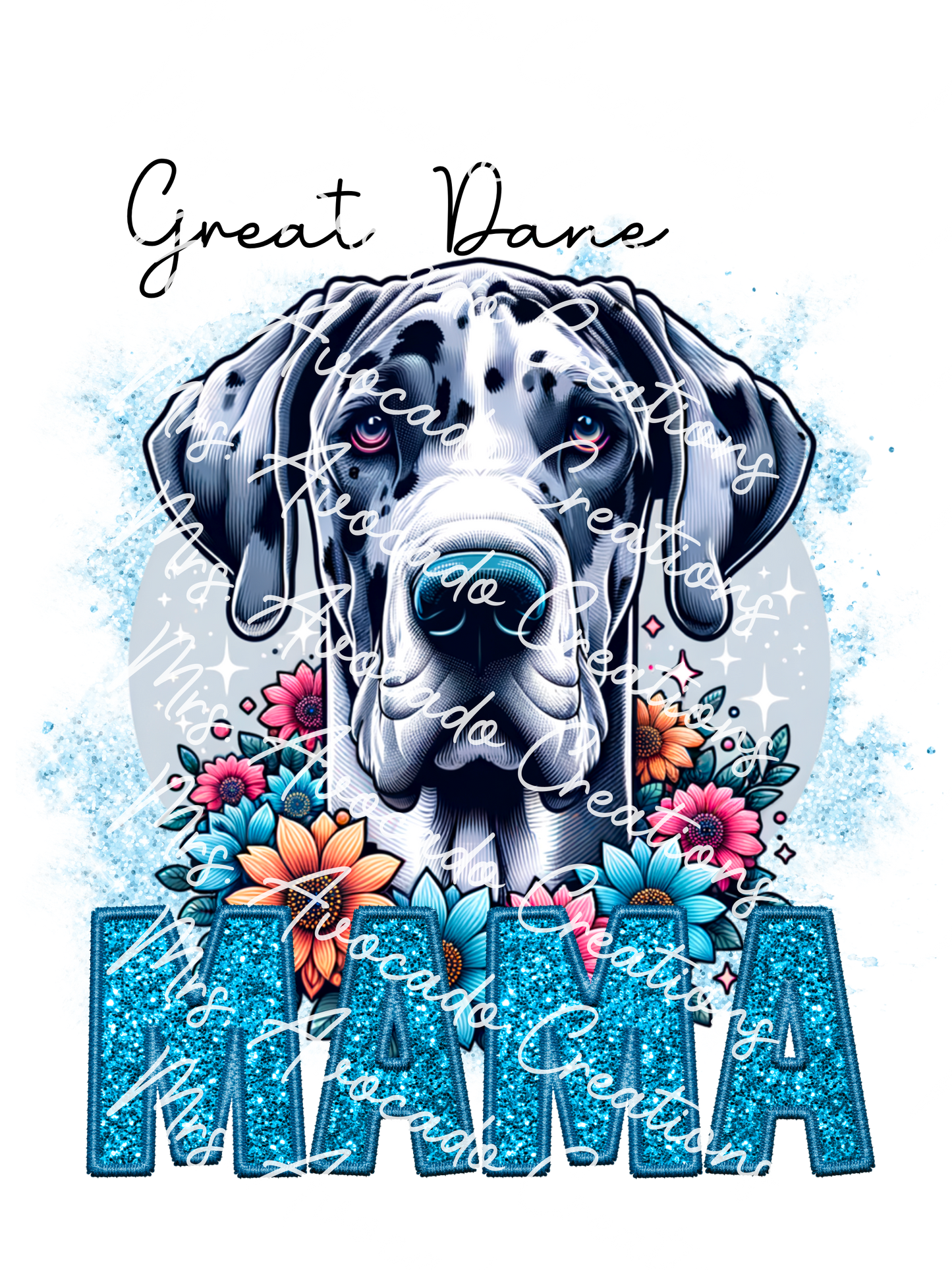 Great Dane (gray/black)
