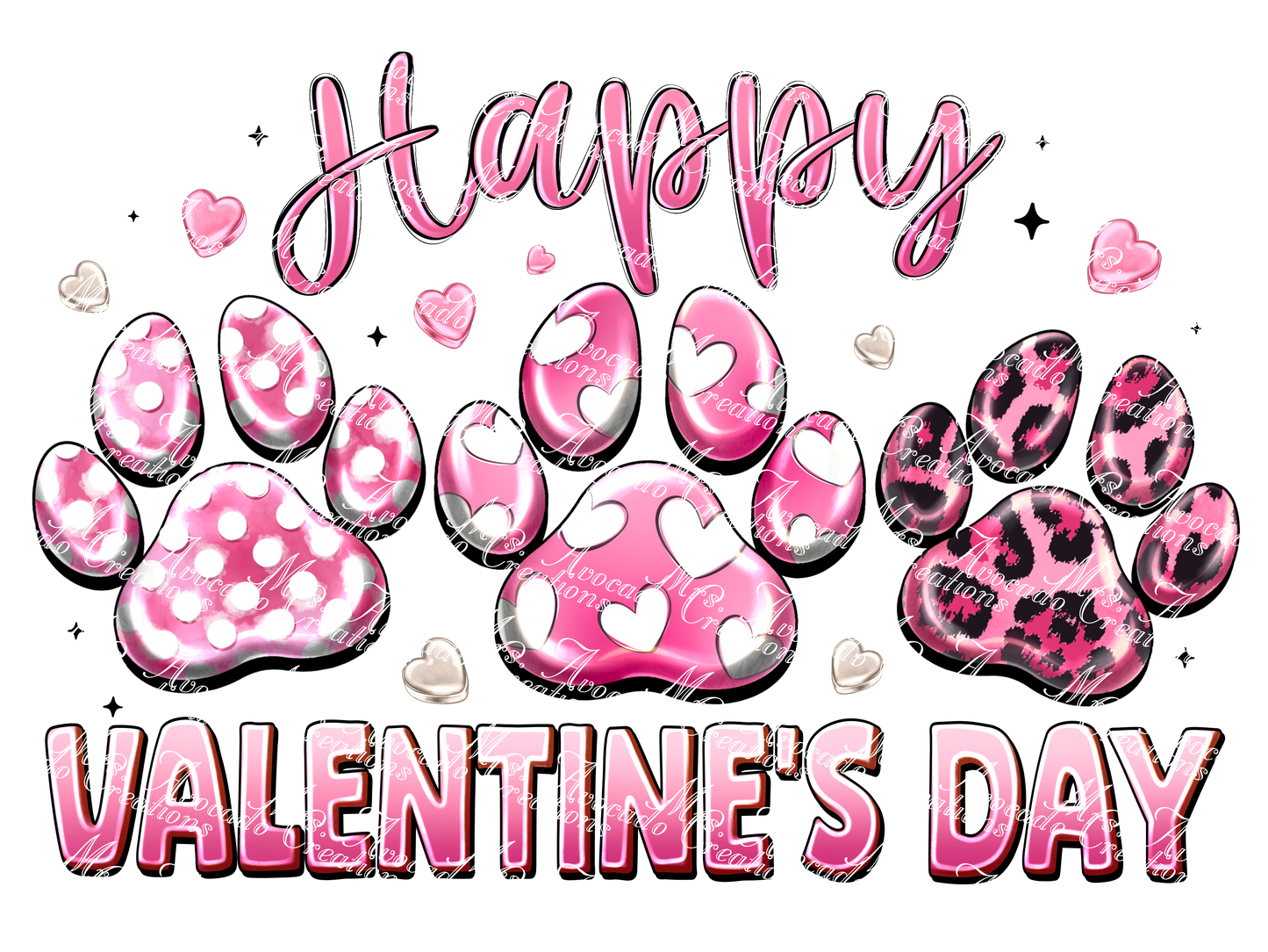 Happy Valentine's Day paws