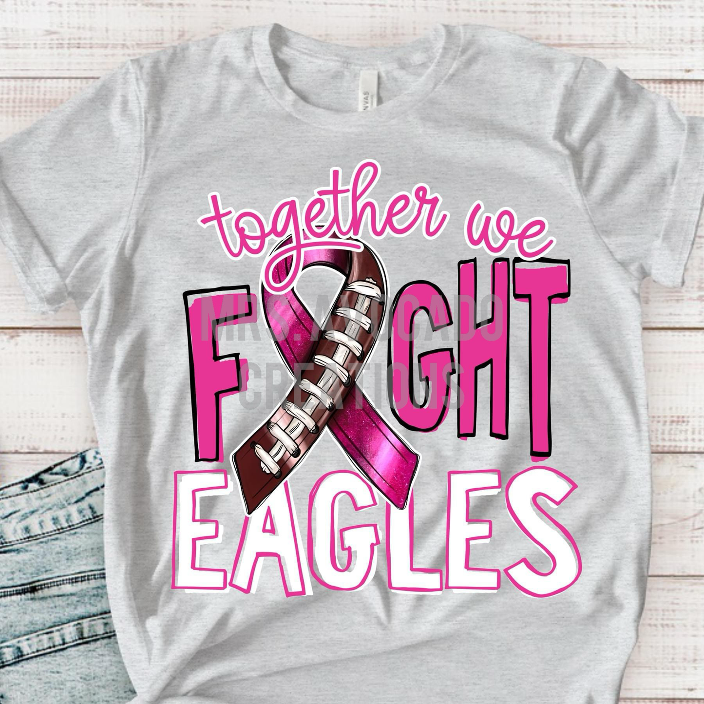 Together we fight pink out custom