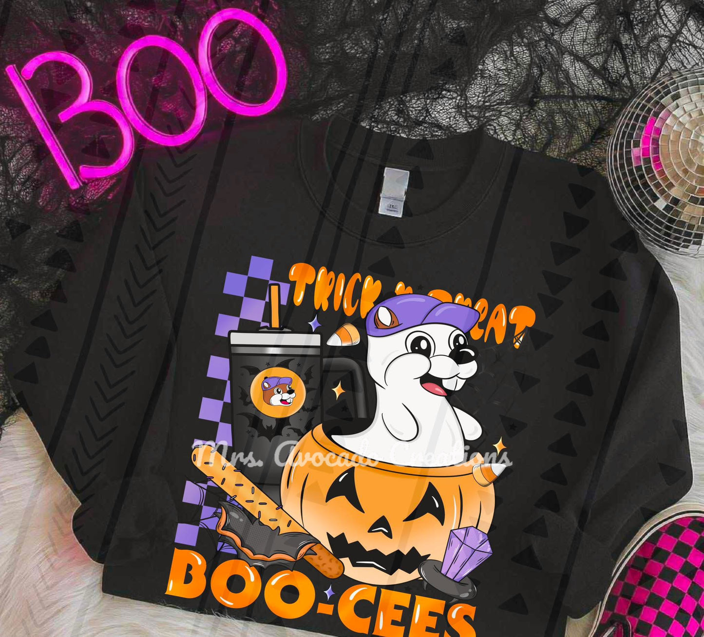 Trick or treat Boo-cees