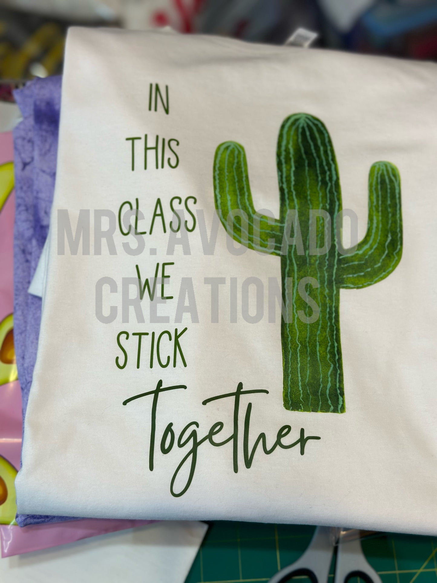 In this class we stick together