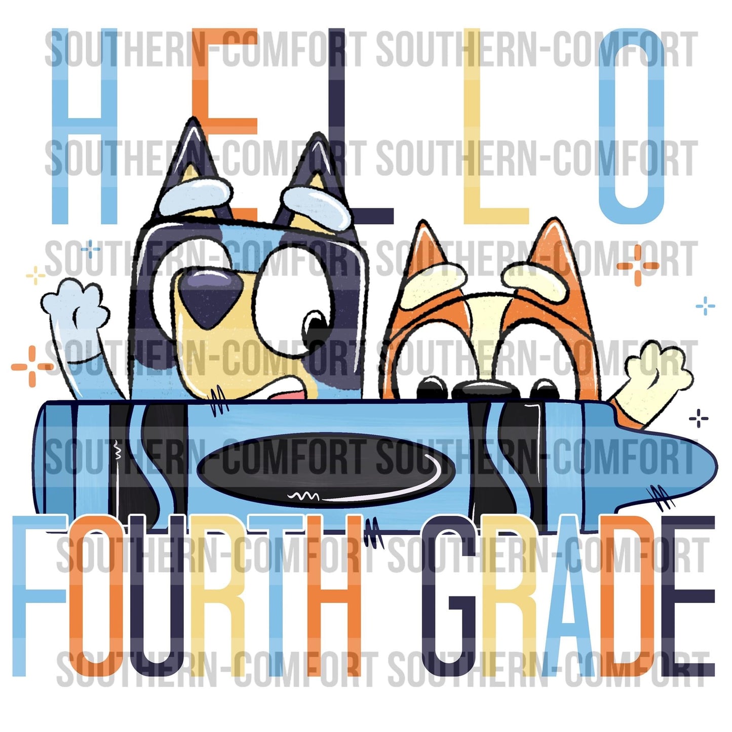 Blue dog hello fourth grade
