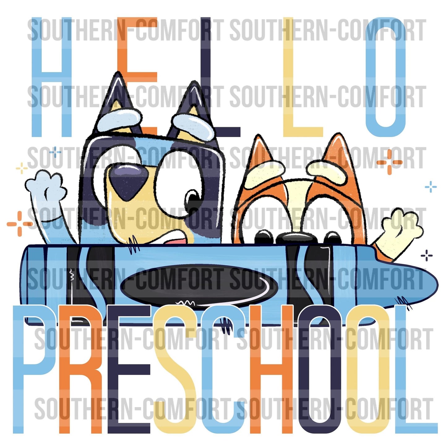 Blue dog hello preschool