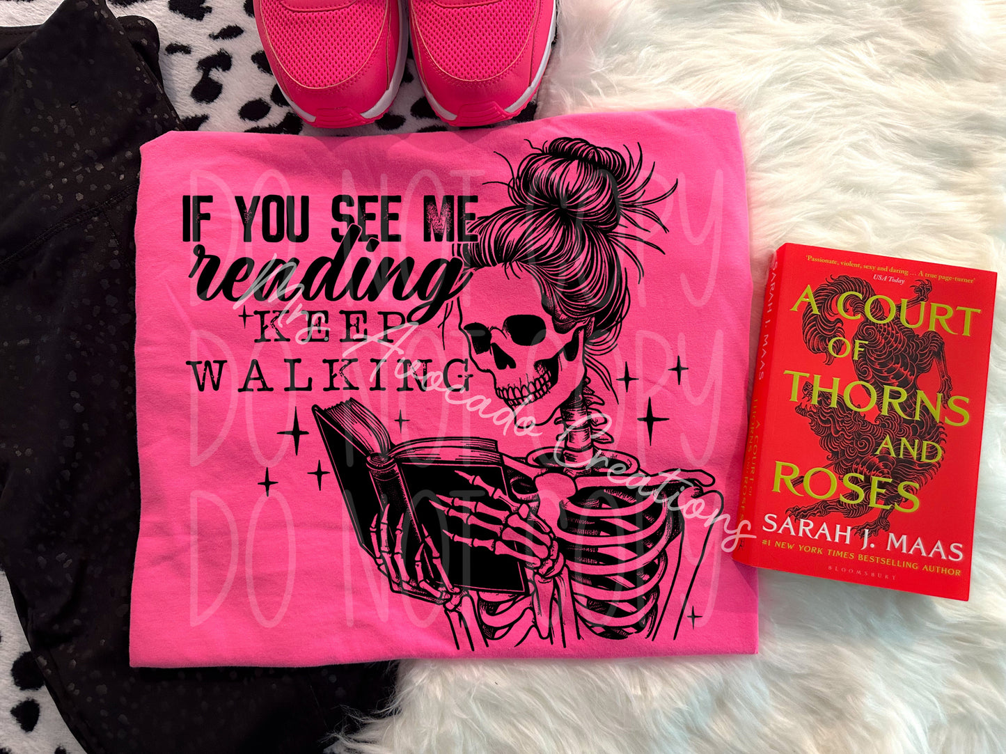 If you see me reading, keep walking