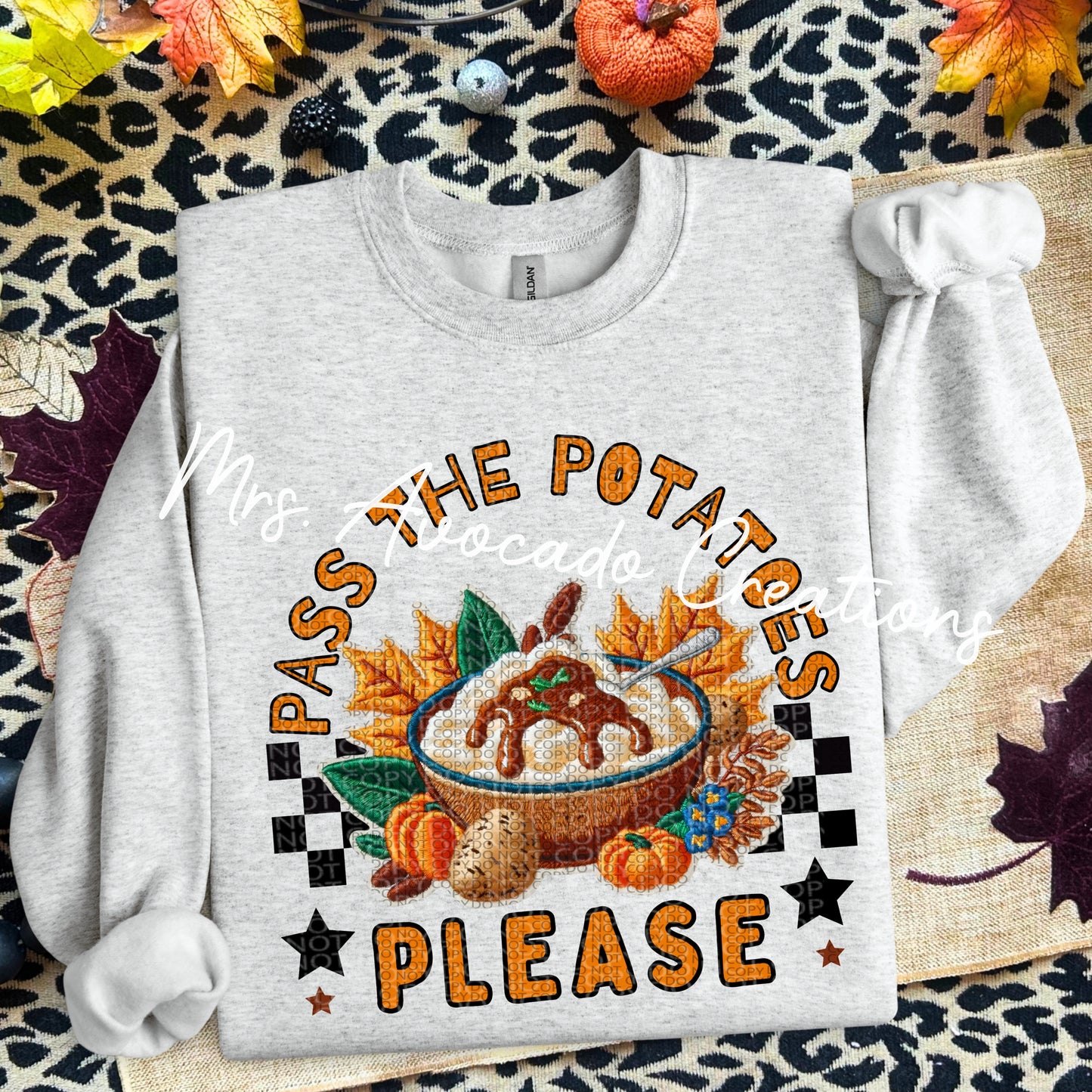 Pass the potatoes please