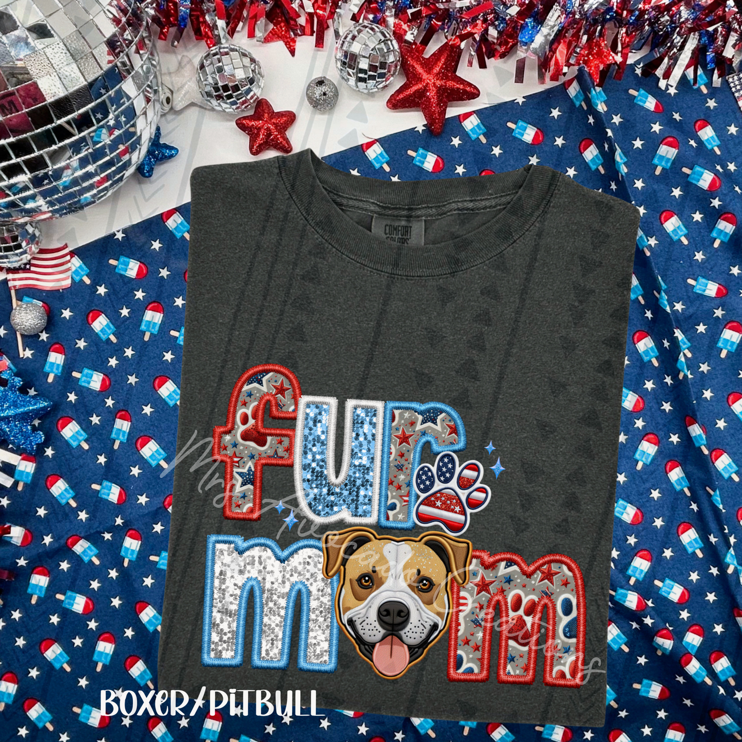 Patriotic Boxer/Pitbull