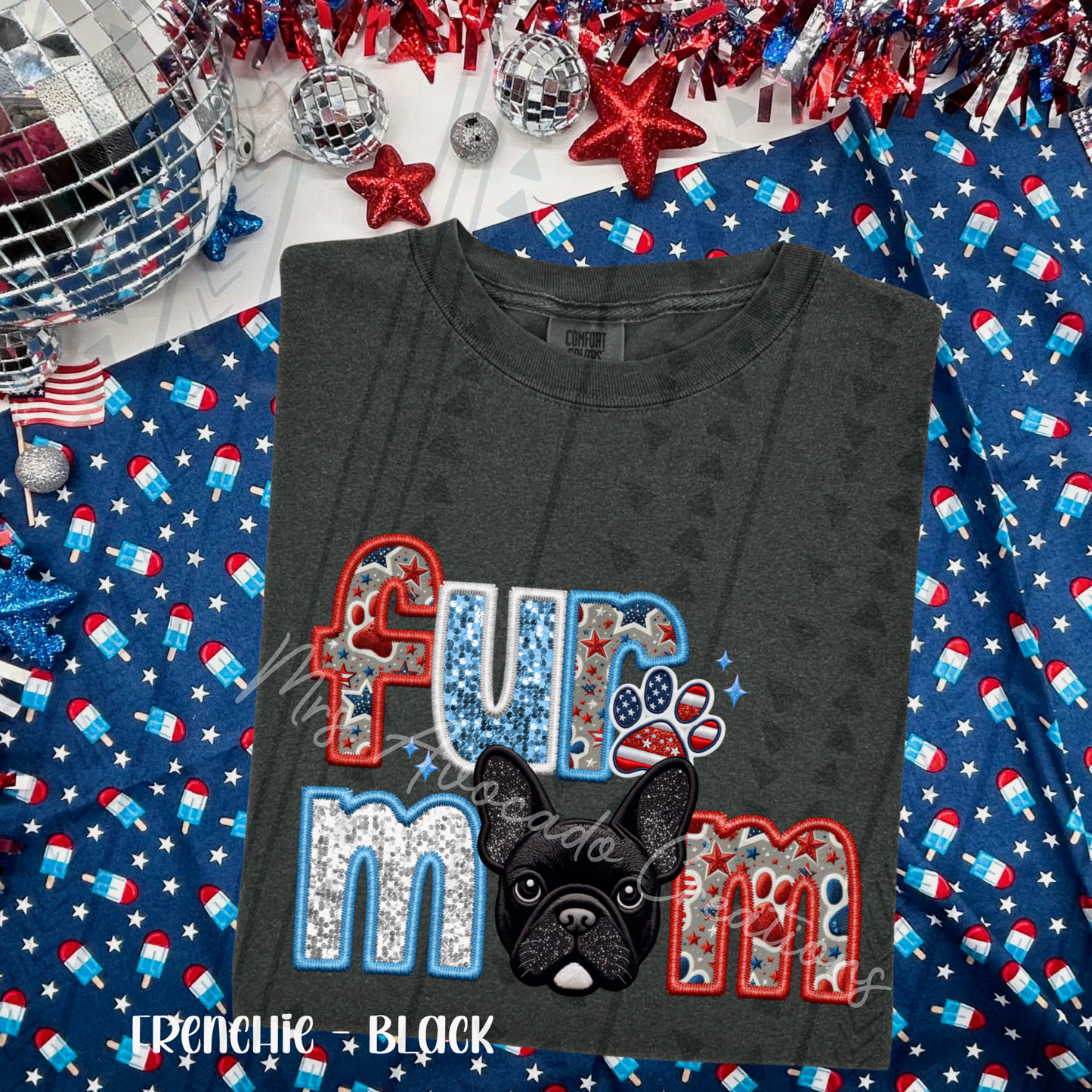 Patriotic Frenchie Black