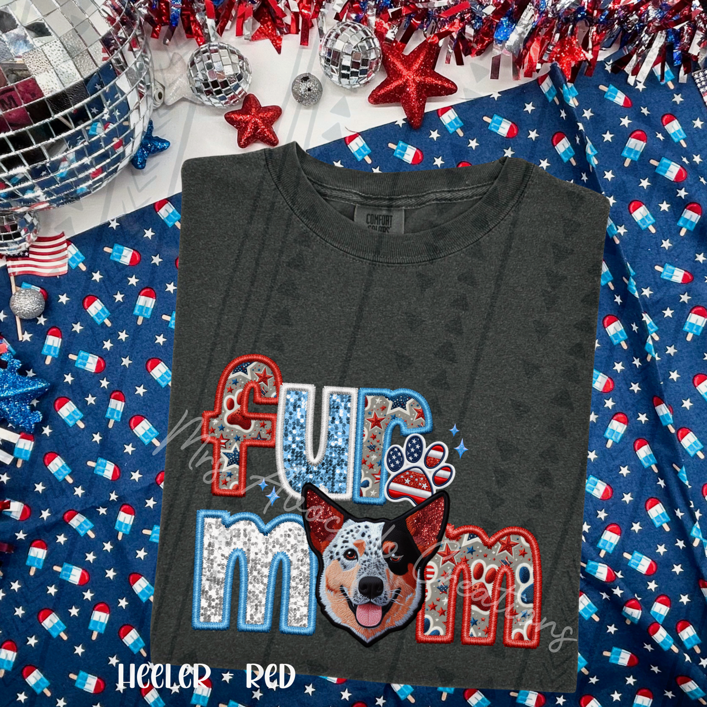 Patriotic Heeler Red