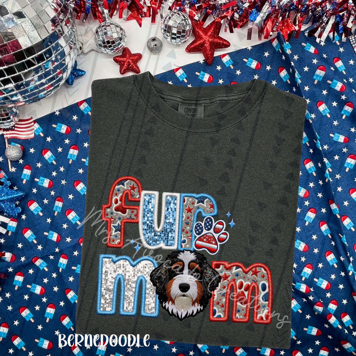 Patriotic Bernedoodle