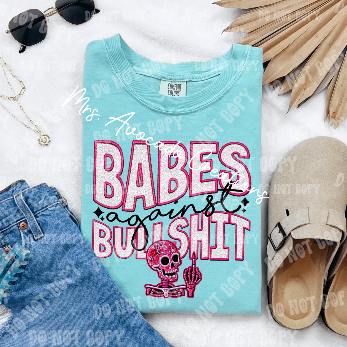 Babes against bullsh*t (pink)