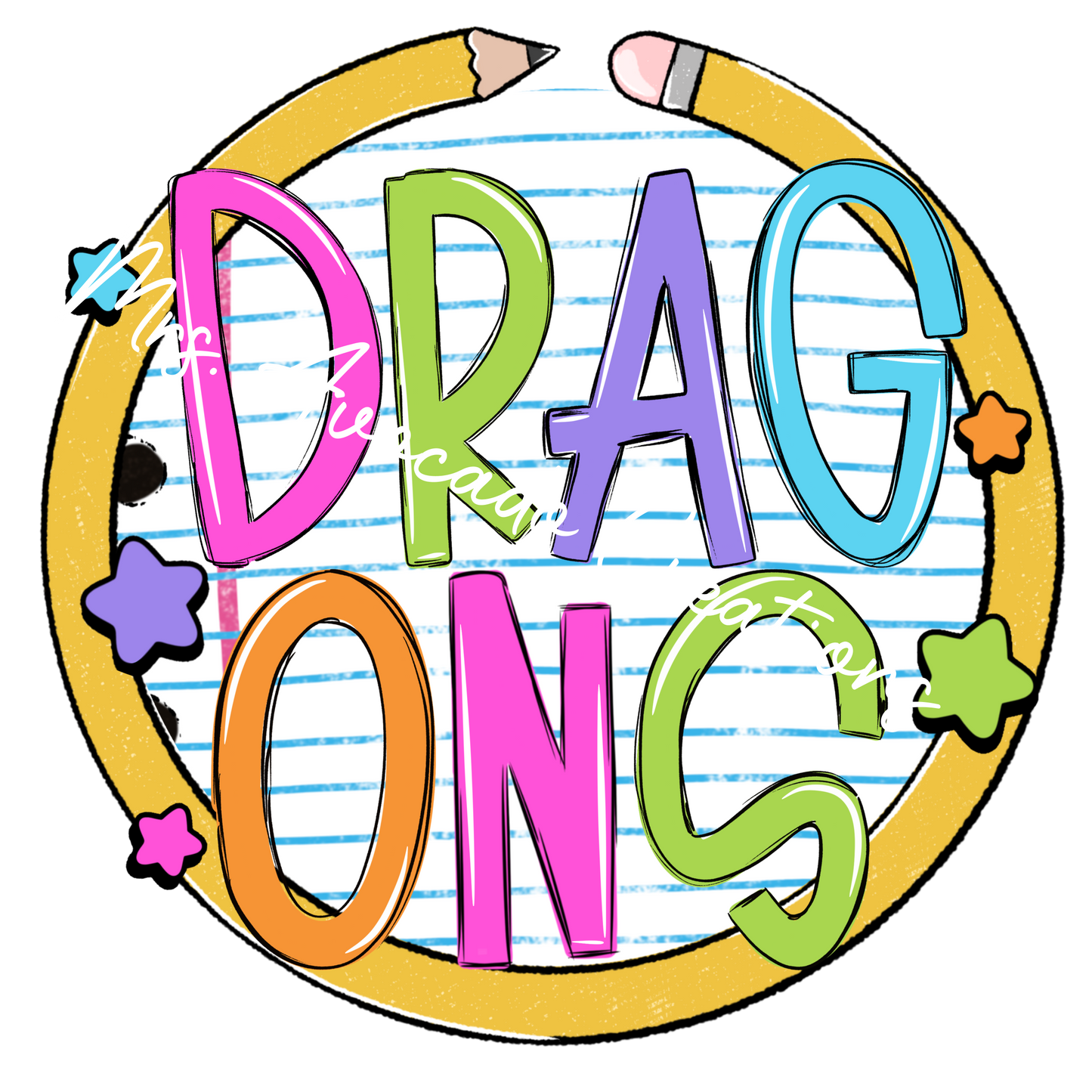 Notebook circle Dragons