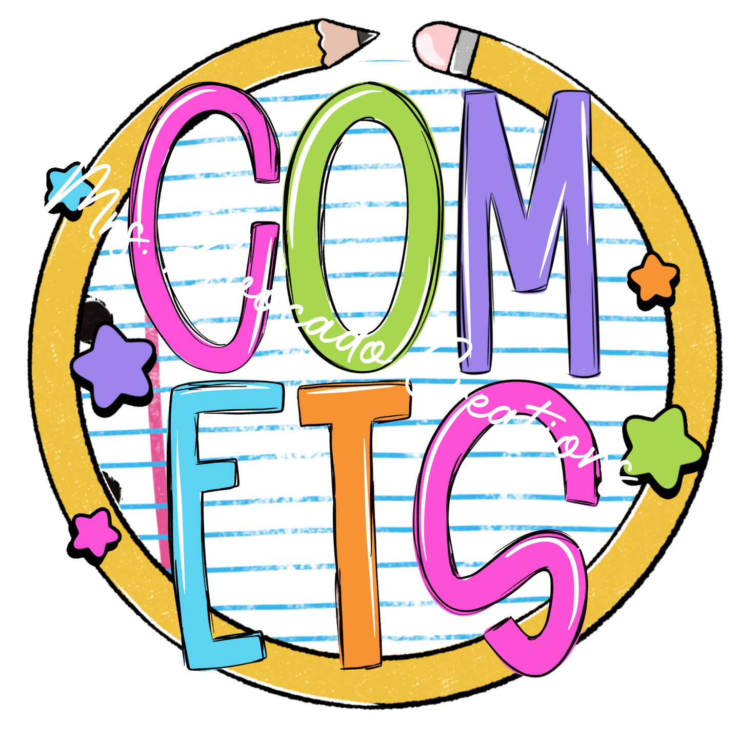 Notebook circle Comets
