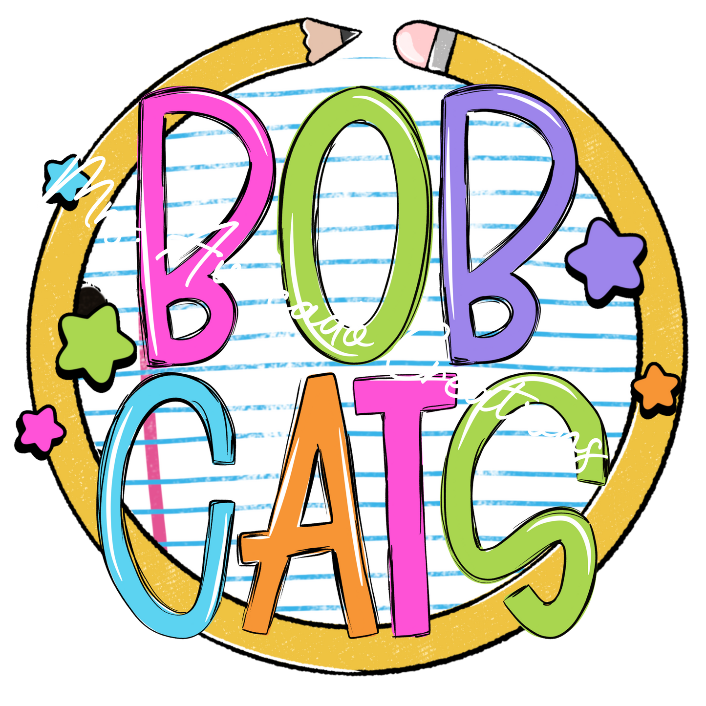 Notebook circle Bobcats