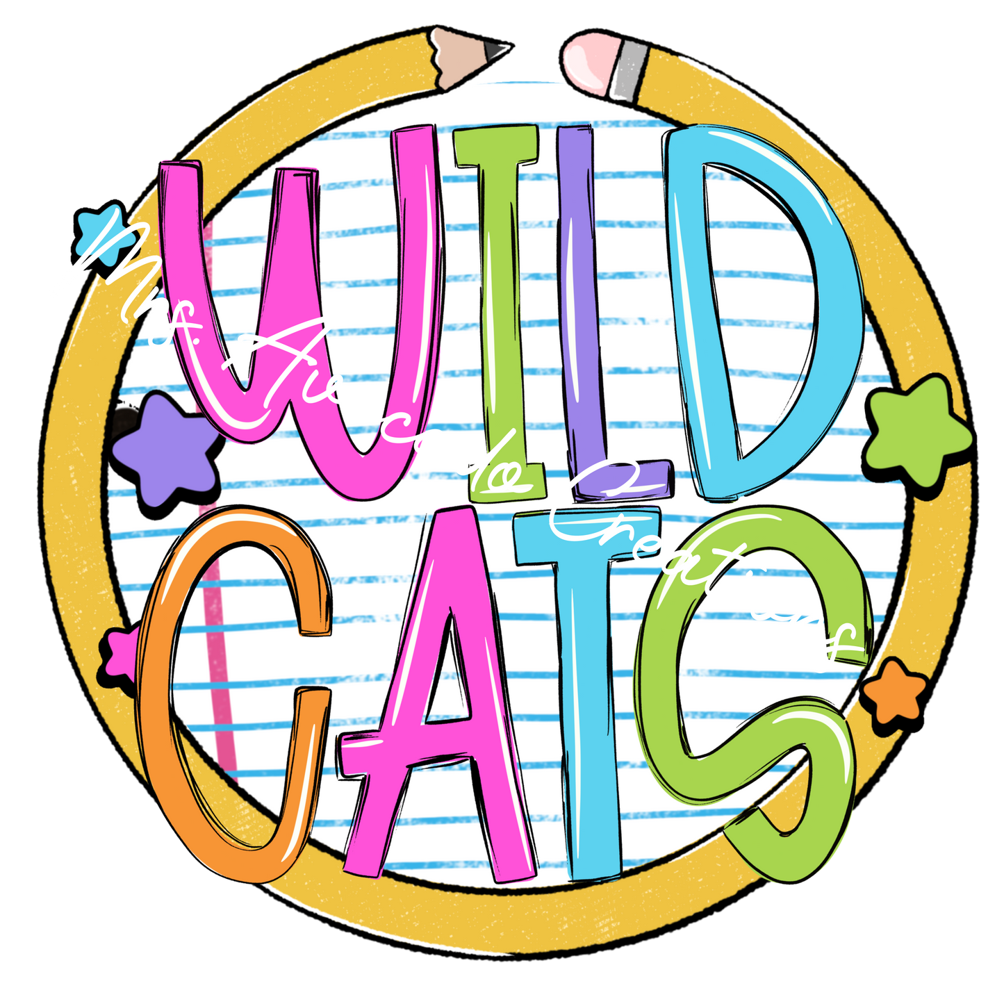 Notebook circle Wildcats