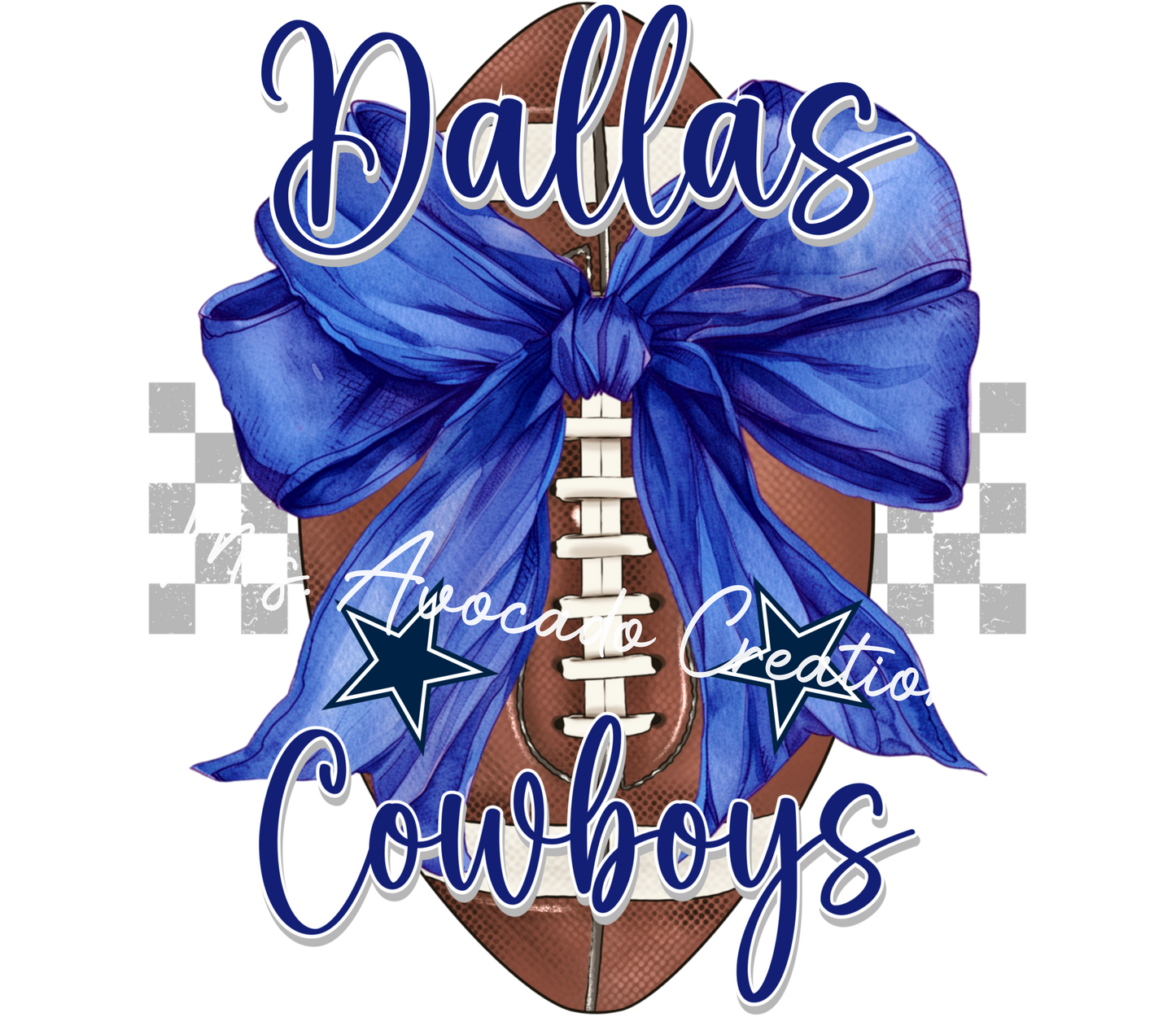Dallas football with bow