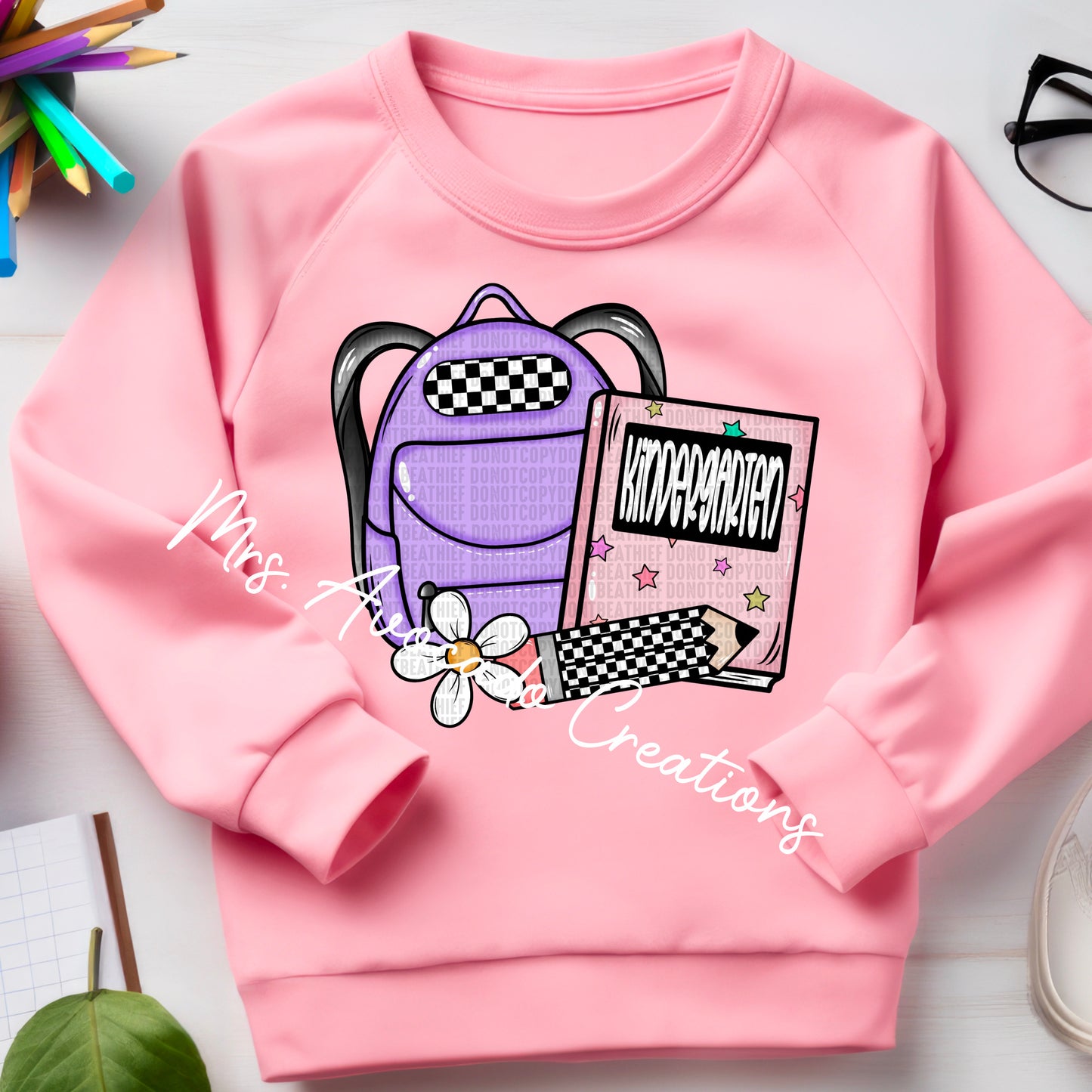 Kindergarten backpack girl