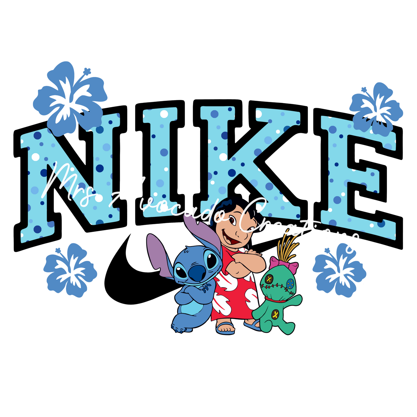 Swoosh Blue Alien