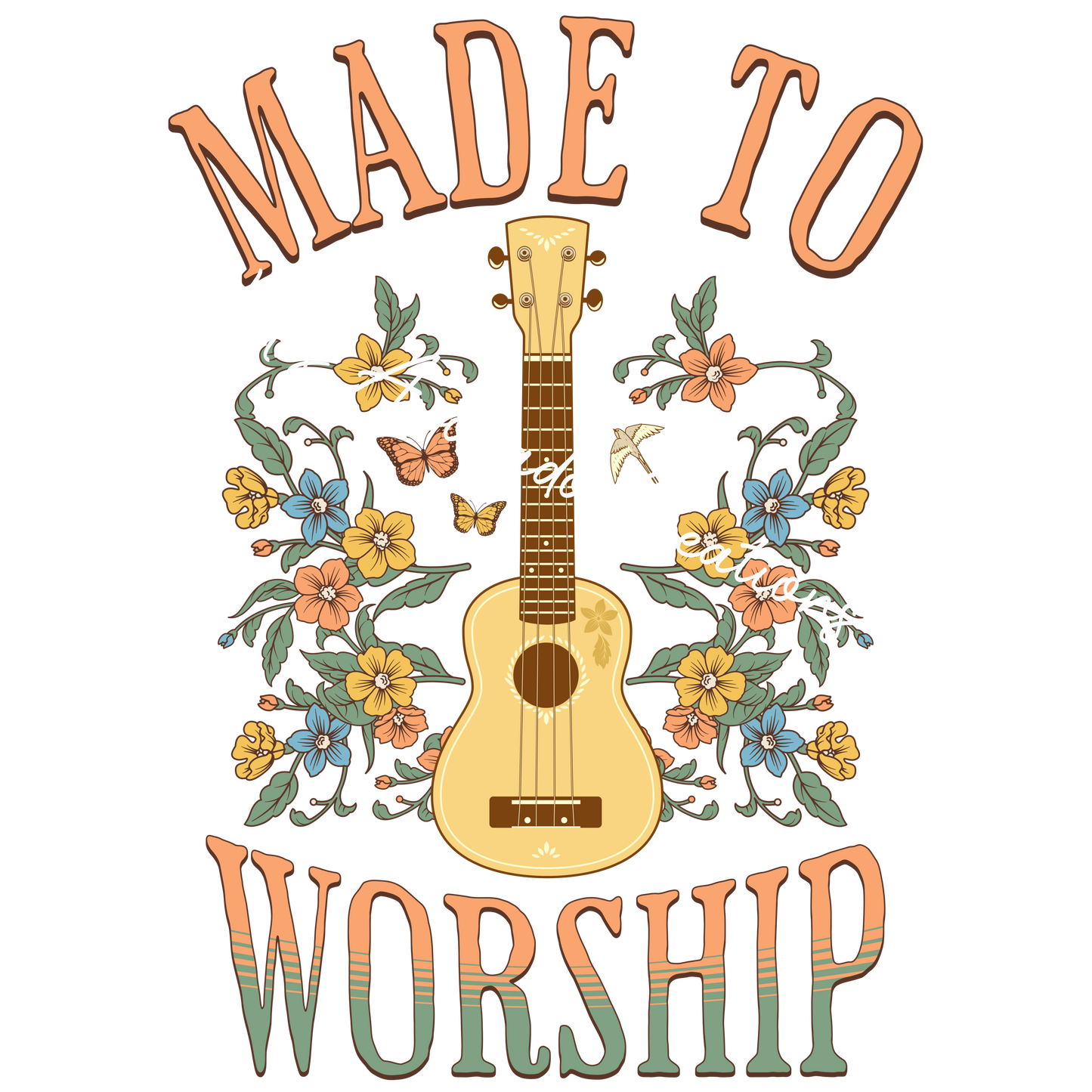 Made to worship guitar