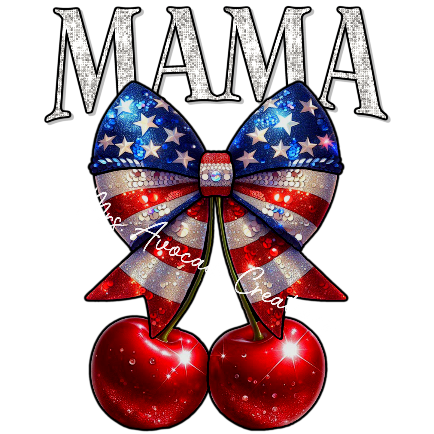 Mama bow cherry