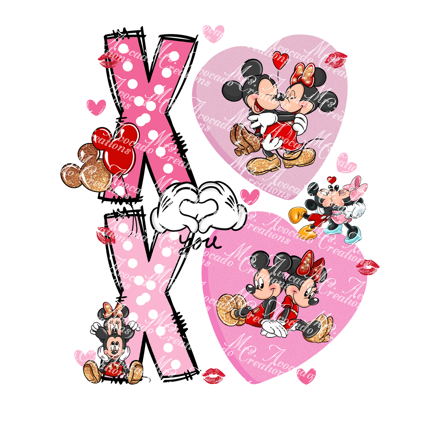 M*ckey & M*nnie Vday Girl