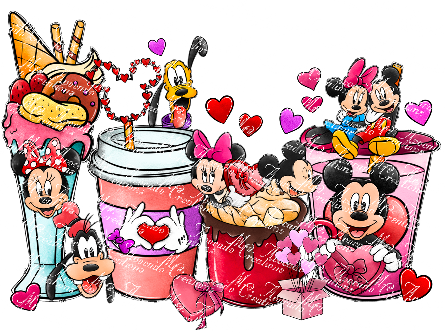 M*ckey coffee Valentine