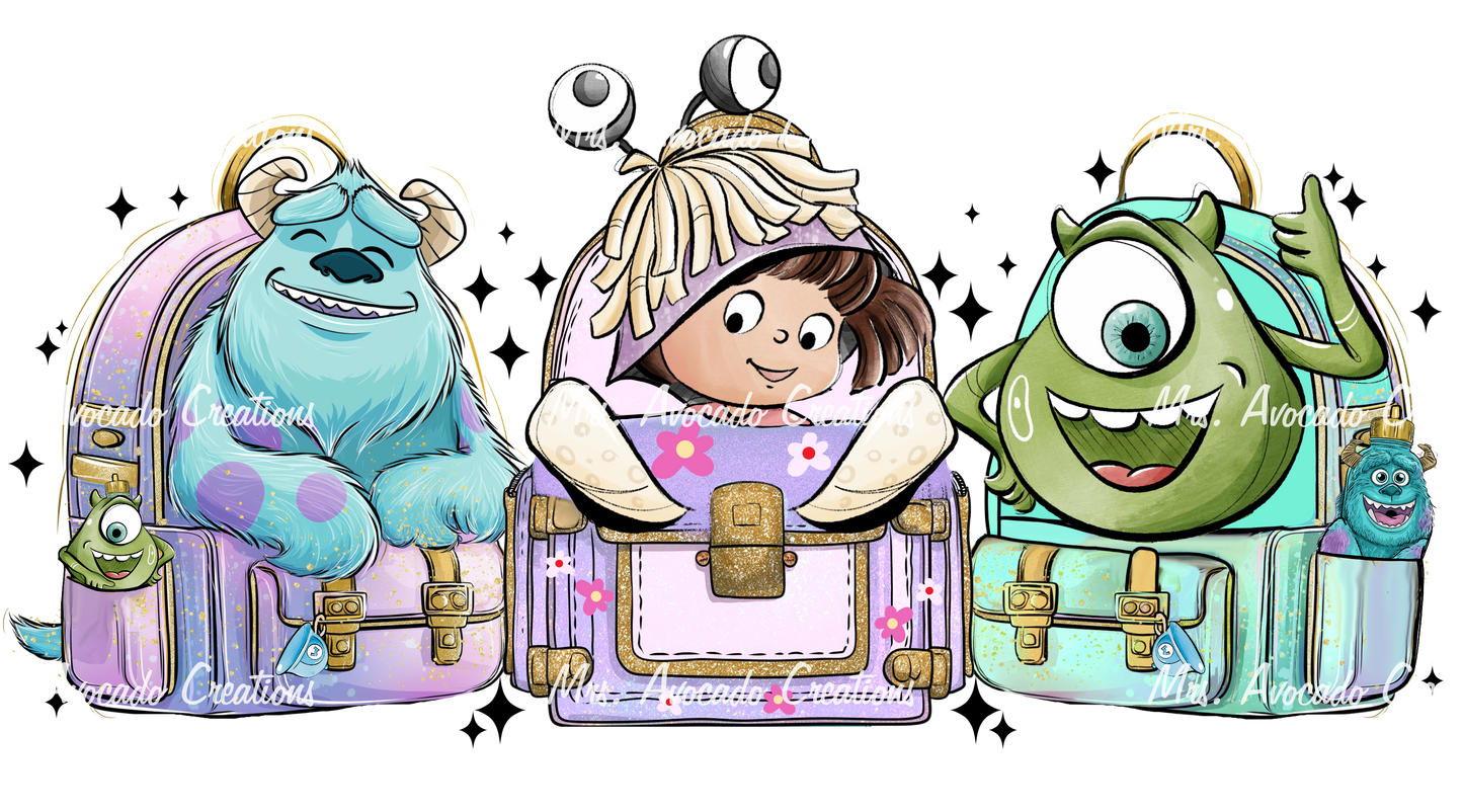 Monster backpacks