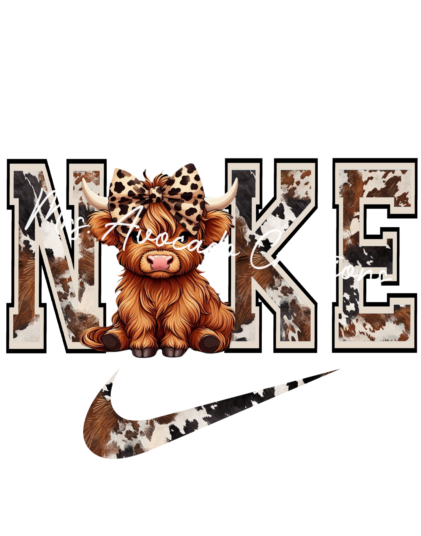 Swoosh Highland Cow