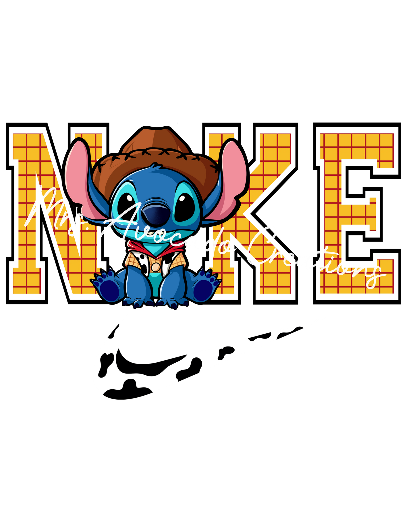 Swoosh Blue Alien Woody