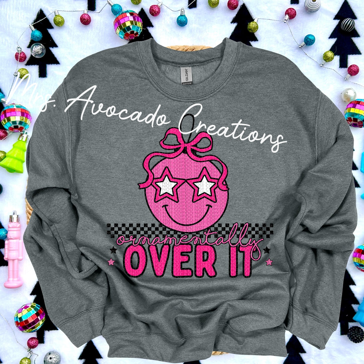 Ornamentally over it